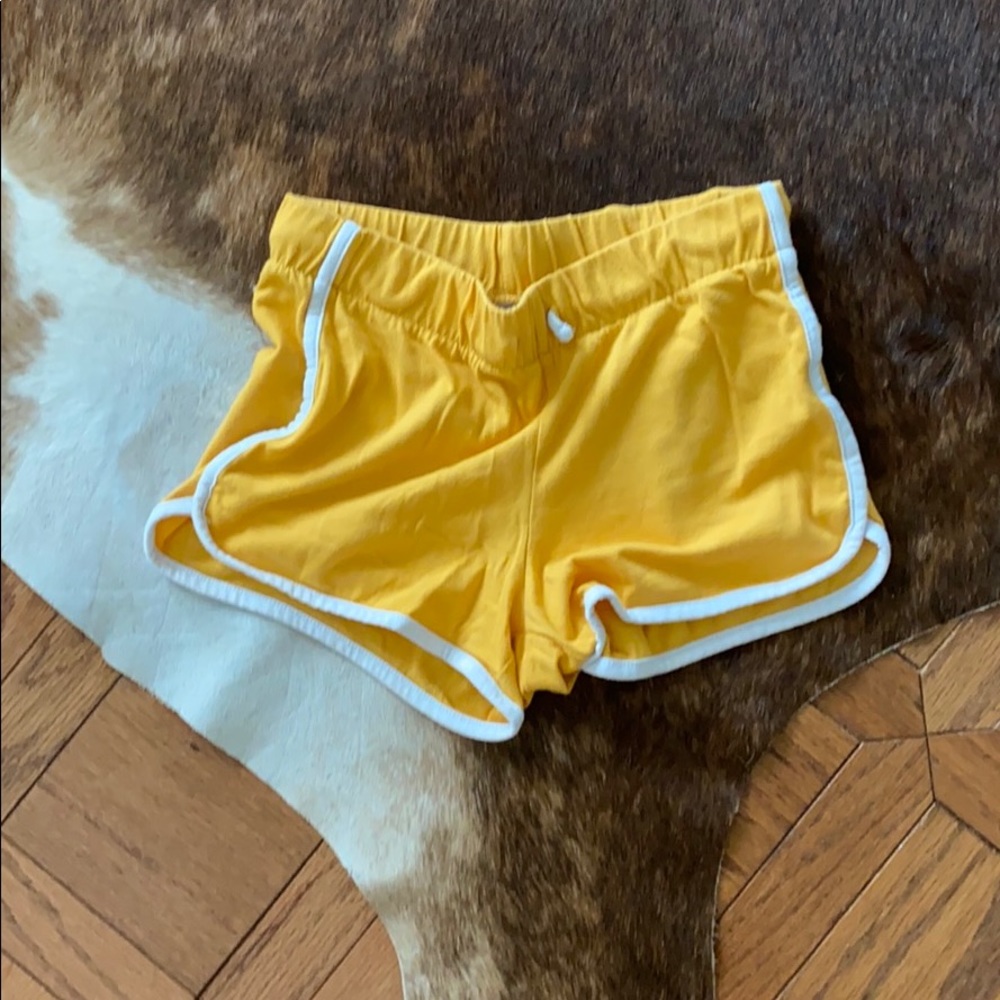 Yellow old navy girls shorts